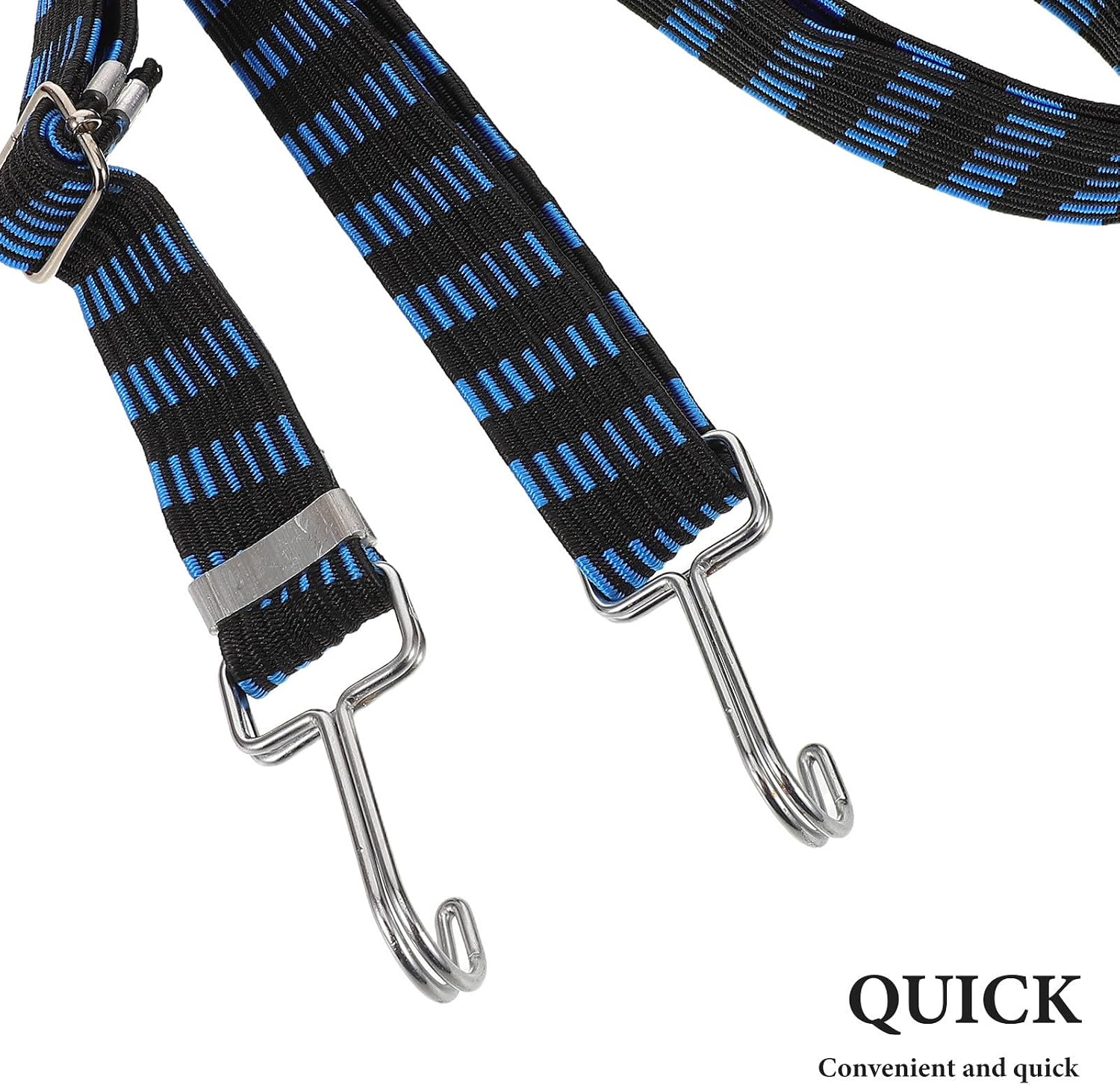 COHEALI 2pcs Elastic Bike Luggage Strap with Quick Adjustments for Travel image 3