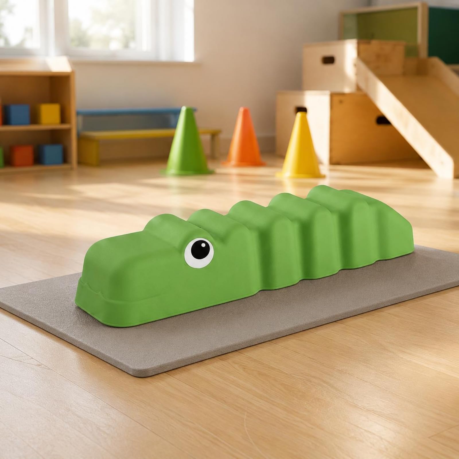 kowaku Piedra Equilibrio con Forma Dinosaurio Antislizante Piedras Equilibrio Antislizantes Infantil Piedras Salto para Niños