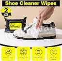 Rushwak Shoe Wipes (80 + 80 Wipes) Sneaker Wipes Instant Sneakers Cleaner Shoe Cleaning Wipes Sneaker Wipes for Shoes Quick Remove Dirt Stain Shoe Cleaner Wipes Shoe Wipes for Sneakers Cleaning Kit gallery image