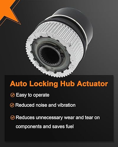 Miniatura 4 de USTAR Actuador de cubo de bloqueo automático 600-203 4WD compatible con Ford F250 F350 F450 F550 1999-04 Ford Expedition 2001-02 Ford Excursion