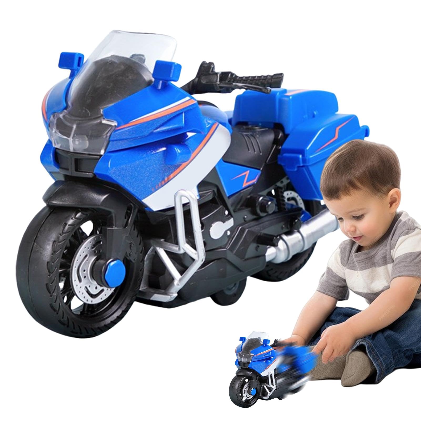 Moto De Juguete De Aleación Con Figura – Modelo Mini De 12,3 Cm Para Coleccionar Y Regalar, Ideal Para Niños Y Fans