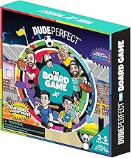Dude Perfect Board Game, 2-5 Player Challenging and Competitive Family Board Games, Ideal Sports Board Games for Family Game Night, Ages 4 and Above