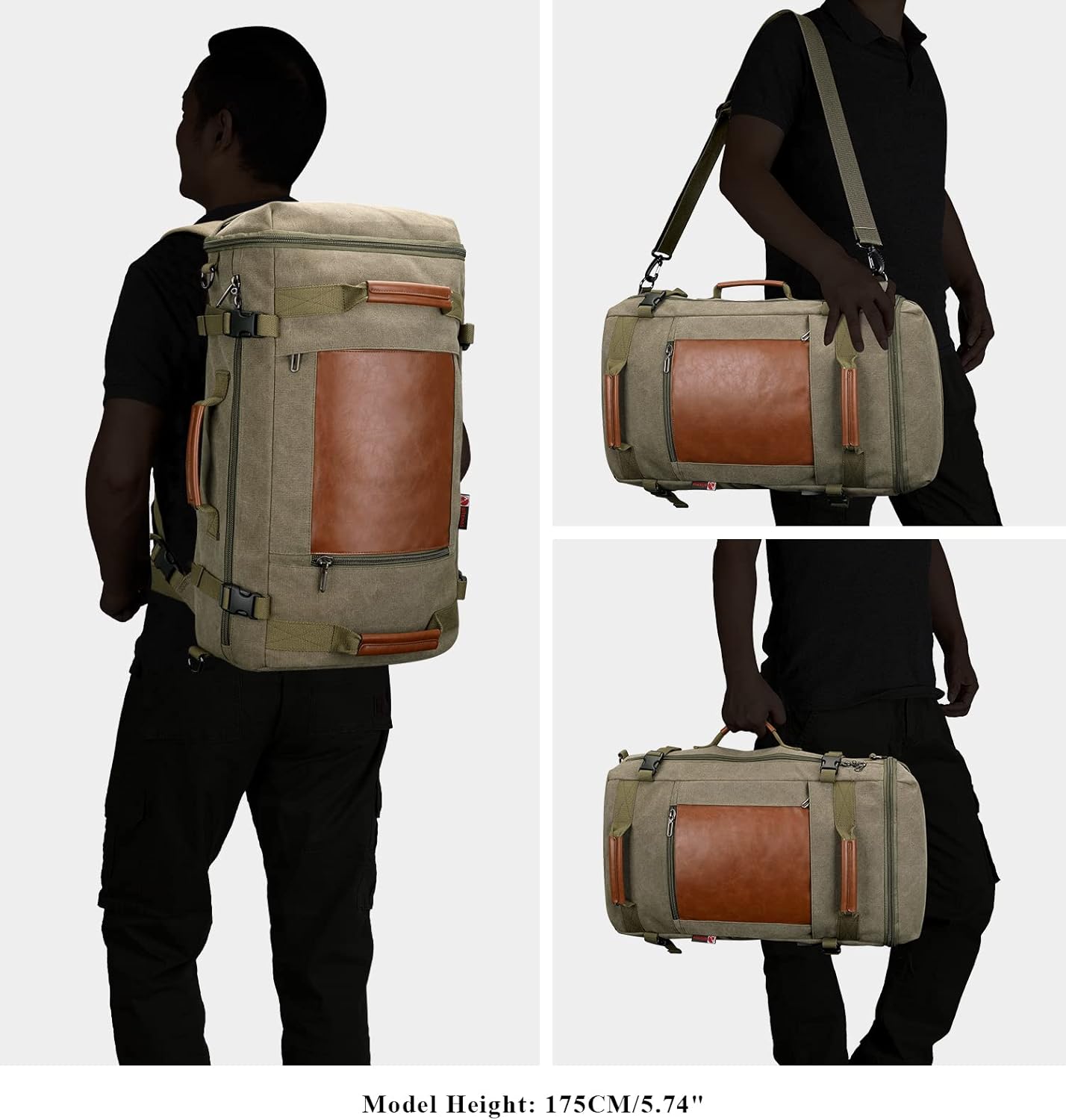 Best Promo WITZMAN Travel Backpack with USB Charging Port Large Carry On Canvas Backpack Duffel Luggage Fit 17 inch Laptop for Men Women(2063 Light Green) Exclusive Discount 🔥 WITZMAN Travel Backpack with USB Charging Port Large Carry On Canvas Backpack Duffel Luggage Fit 17 inch Laptop for Men Women(2063 Light Green)