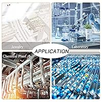 Vista 7 de CGOLDENWALL Balanza analítica de 0.00 oz, báscula de laboratorio electrónica de 1 mg báscula analítica de precisión báscula de joyería, báscula