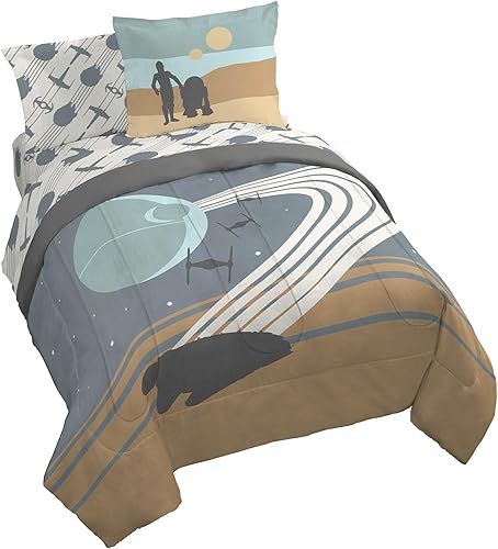 Miniatura 18 de Jay Franco Disney Lilo and Stitch - Juego de edredón tamaño Full, ropa de cama de 7 piezas, incluye juego de sábanas y fundas de almohada, ropa de