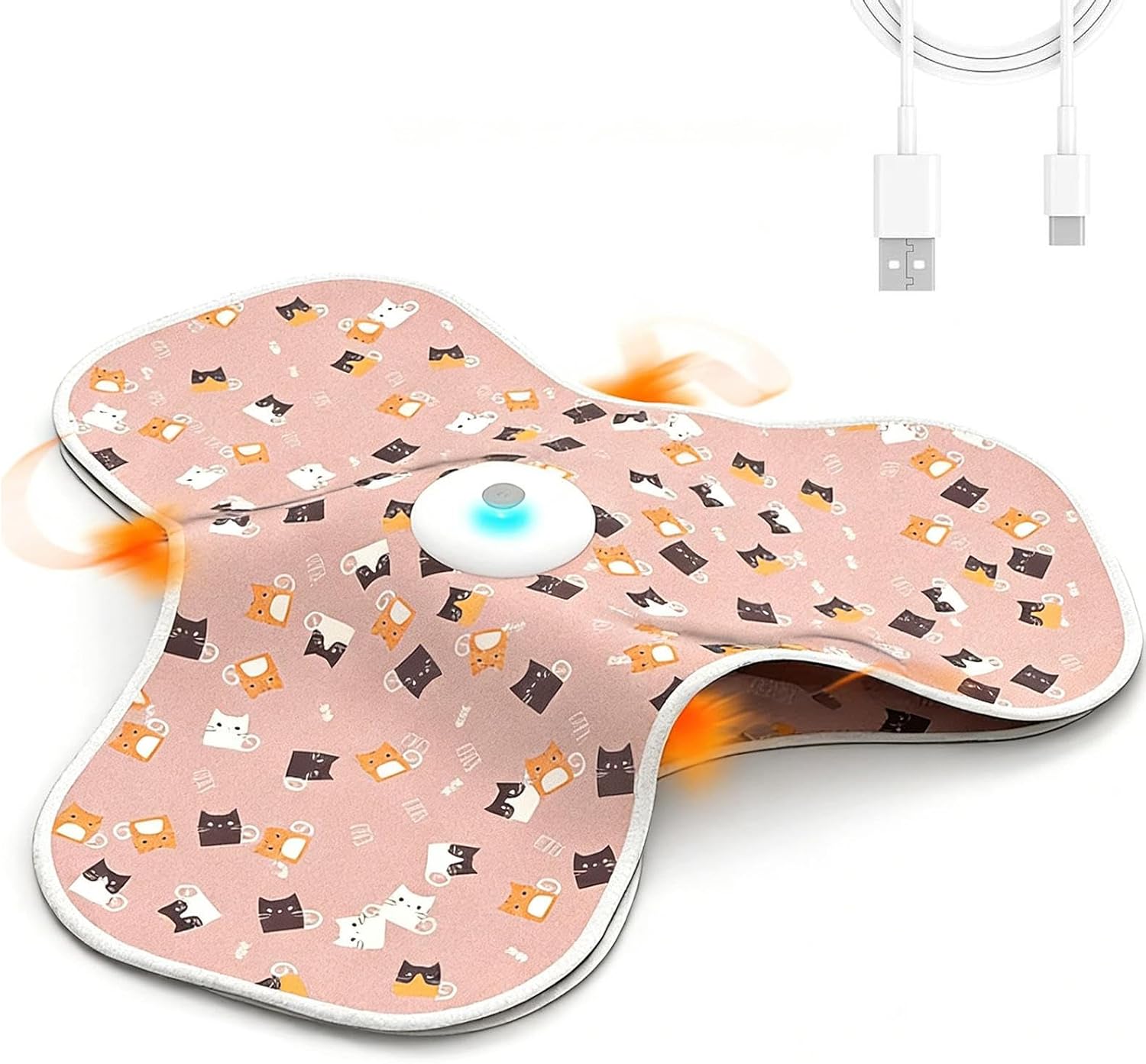 Interactive Cat Toy - Silent Entertainment, Housing, Concealed Teaser Mechanism, Gentle Movement, Rechargeable Battery, Safe Stimulation, Compact Unit, Apartment Corner Play