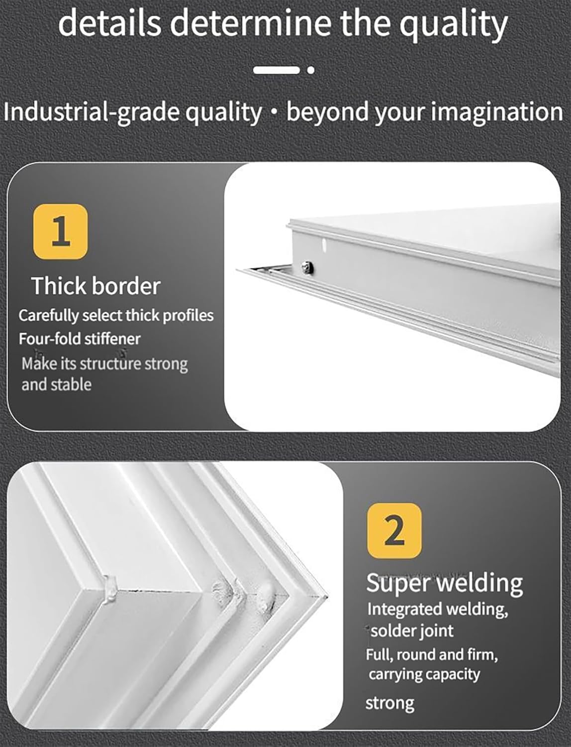 Lockable Access Panel Door with Handle - Surface Mount Drywall Repair Hatch for Easy Installation on Wall, Ceiling & Electrical Box, 9.8x9.8in (25x25cm) - Durable, Secure & Versatile Access Solution