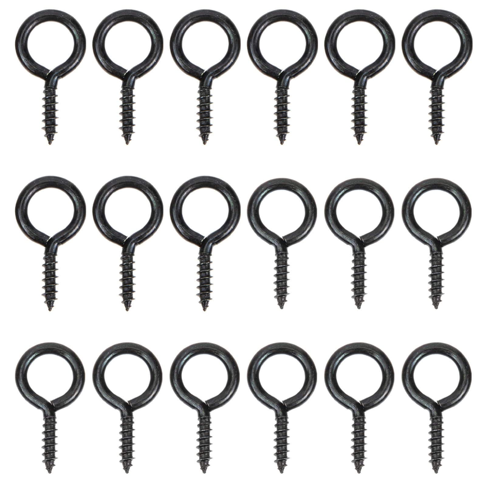 FUNOMOCYA 30Pcs Heavy Duty Self Tapping Screw Eyes for Indoor Outdoor Use for Organizing Kitchen Utensils Towels and More Easy Installation