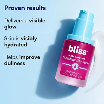 Bliss Glow and Hydrate Niacinamide Hydrating Face Serum - 1 Fl Oz - Radiant