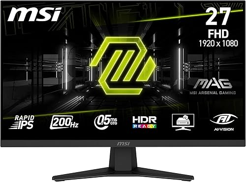 MSI MAG 274F FHD 1920x1080 Gaming — priekinis vaizdas