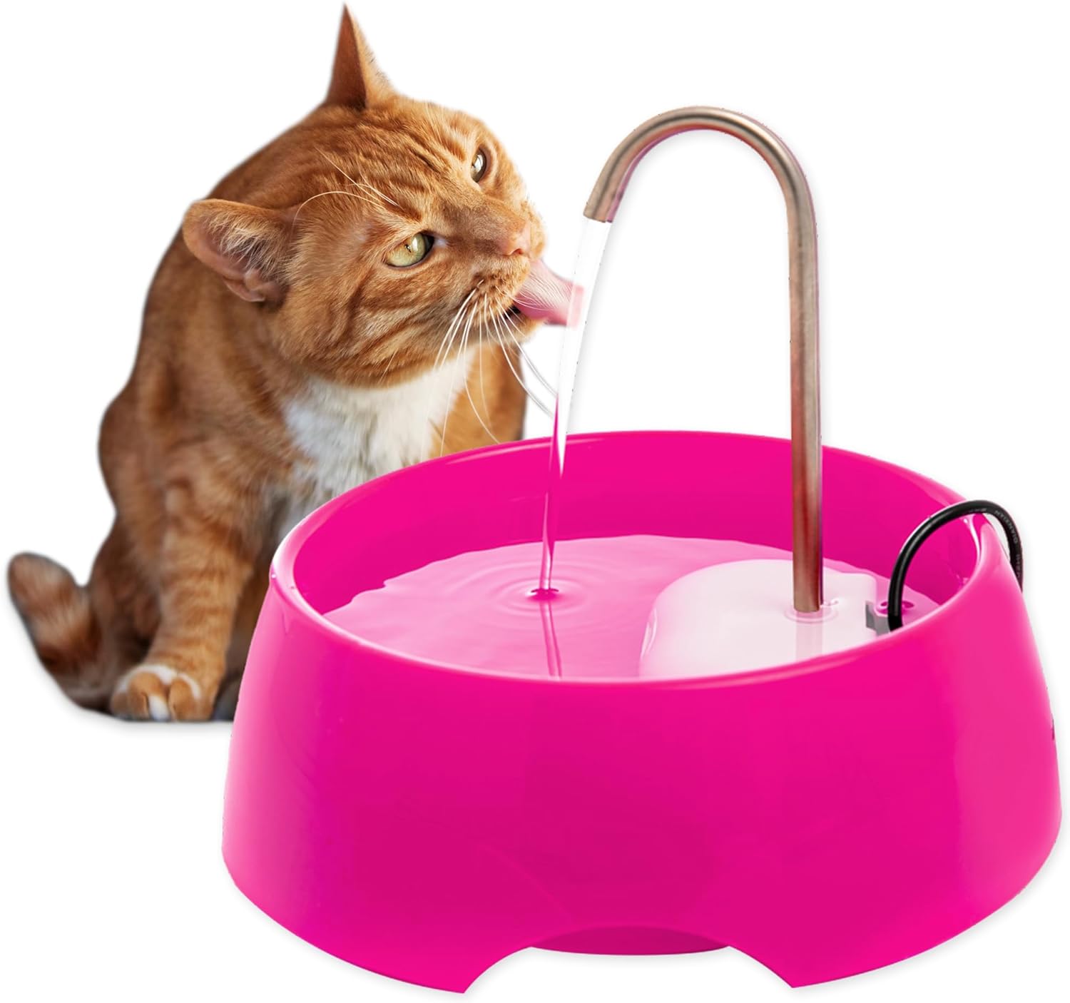 Fuente de Agua Portátil Aqua MINI para Mascotas - Bebedero Automático para Gatos y Perros
