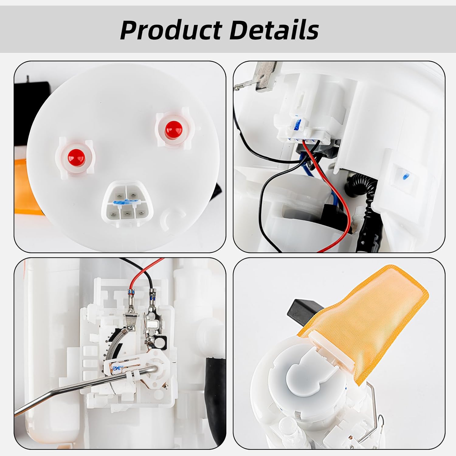 Electric Fuel Pump Module Assembly Compatible For Toyota RAV4 2001 2002 2003 L4 2.0L 2004 2005 L4 2.4L Replace SP9038M 2322528010 2323921010
