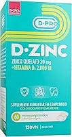 Divina Pharma D-Zinc - Vitamina D 2.000Ui + Zinco 30Mg X 60 Comprimidos