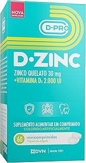Divina Pharma D-Zinc - Vitamina D 2.000Ui + Zinco 30Mg X 60 Comprimidos