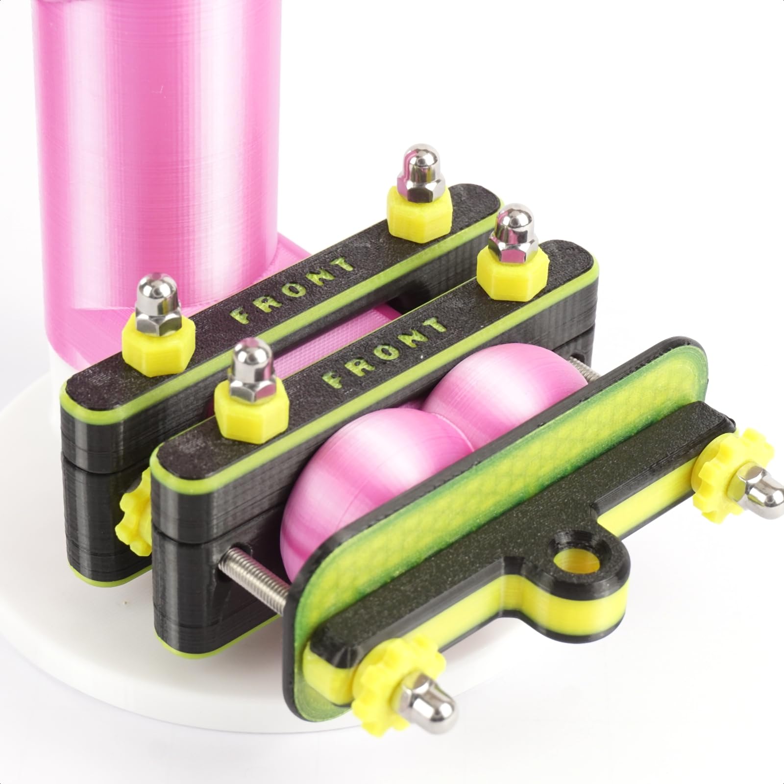 STRETCH-GRIP dispositif CBT BDSM pince à testicules et appareil d'étirement avec suspension de poids – système modulaire noir et jaune de Nova Lux – jouet érotique masculin – fabriqué dans l’UE