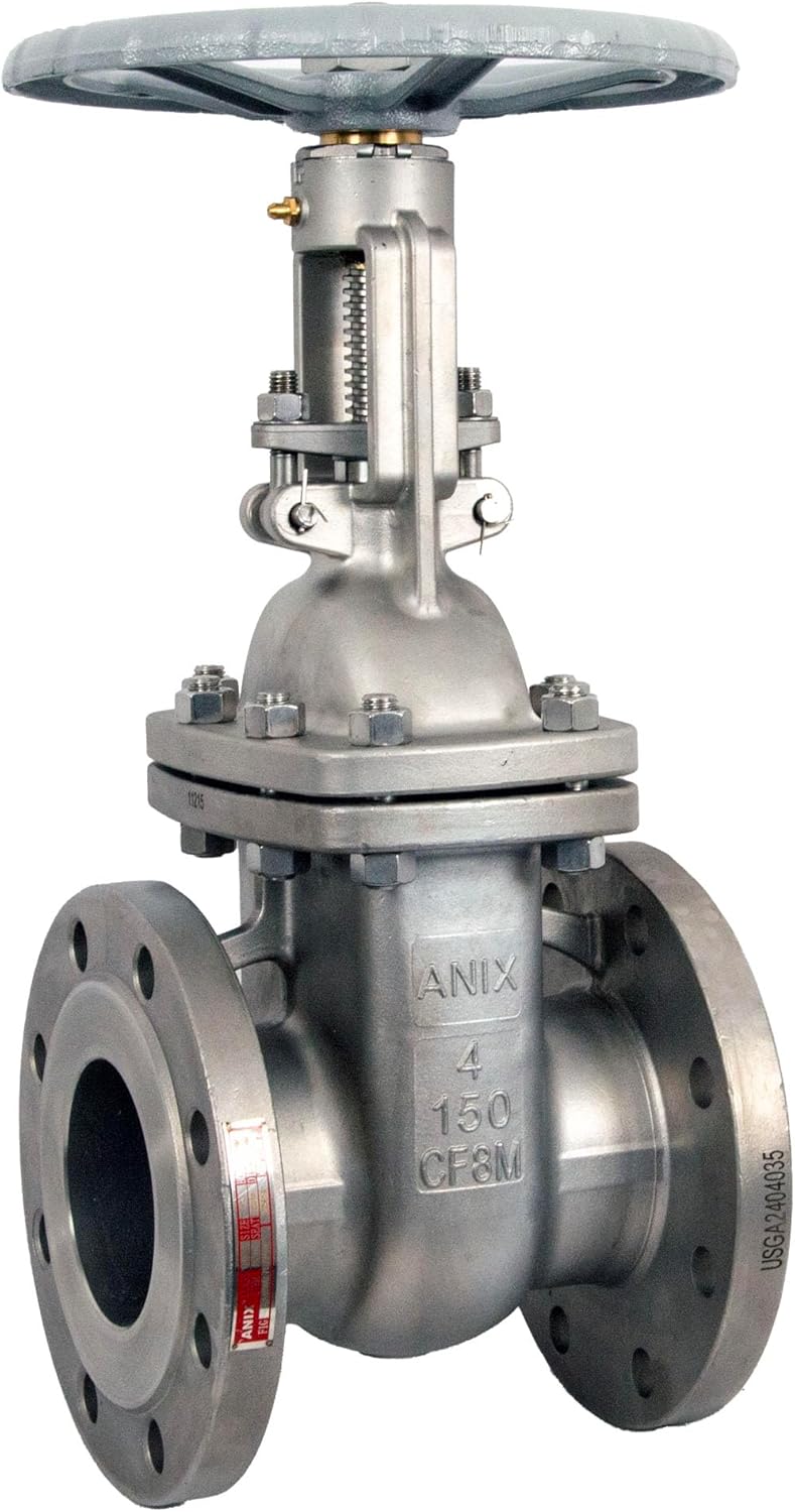 Stainless Steel 316 Flanged Gate Valve, CF8M, ANSI Class 150 (3")