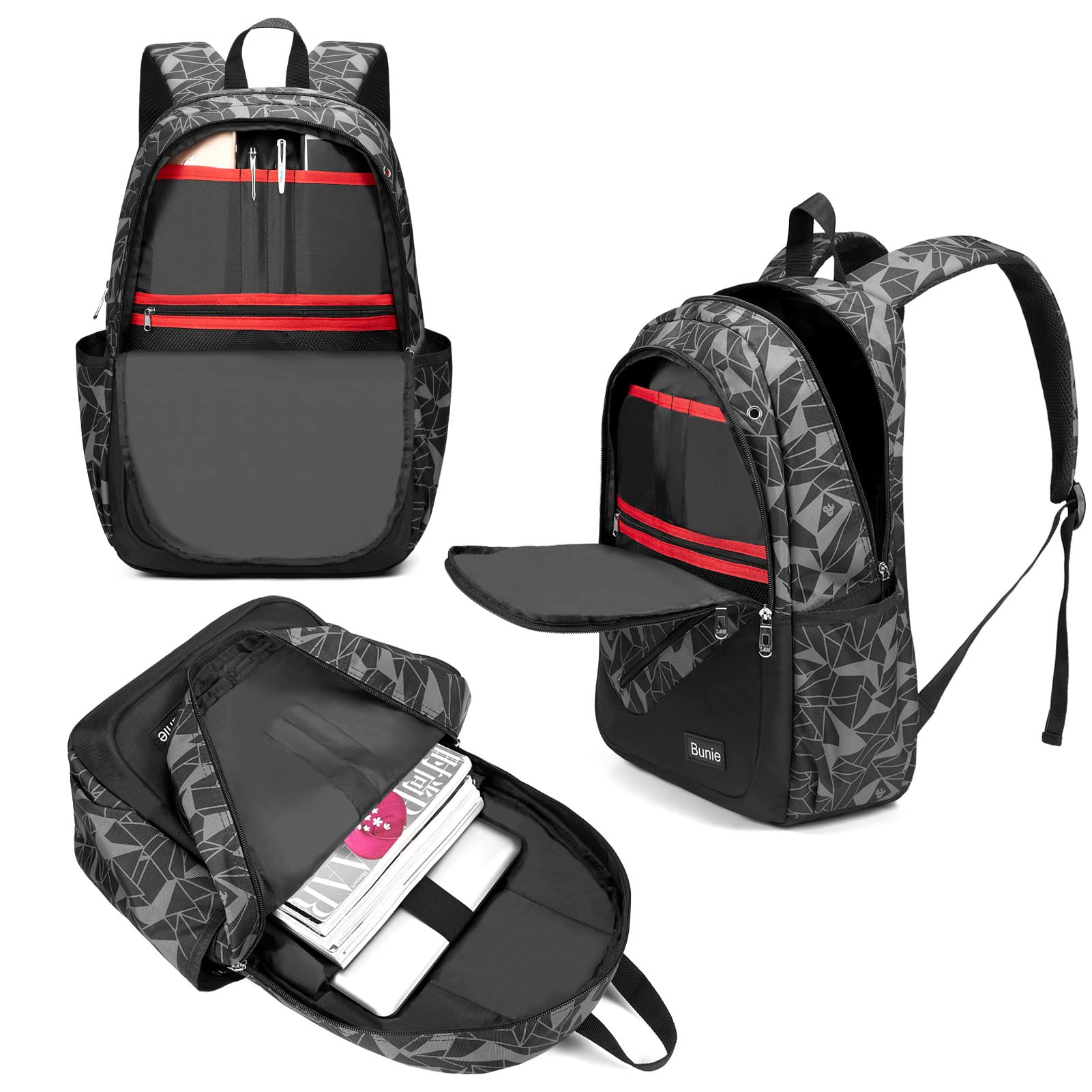 bunie Bolso Mochilas Escolares Adolescentes para Escuela Intermedia Mochila Escolar Niño y Niñas 8 10 12 14 16 18 Años Juveniles Grandes Colegio Instituto Bolsas Escolares