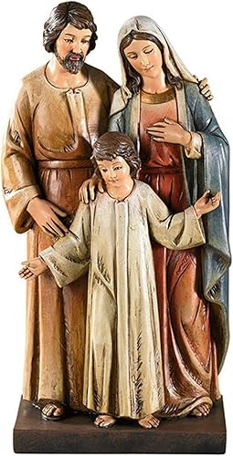 Avalon Gallery - Estatua de la Sagrada Familia de Resina, 7.9in