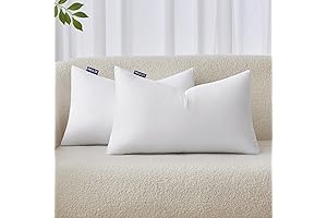 MIULEE Pack of 2, 12 x 20 Pillow Inserts: Your Plushy Pillow Paradise