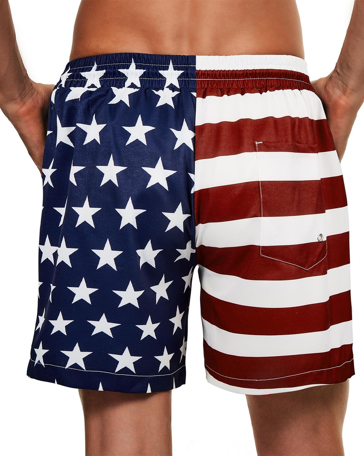 Century Star Mens Swim Trunks Quick Dry Swim Shorts Beachwear for Men Summer Holiday Large Eagle American Flag image 2 of 5 B0F2HRQKVJ