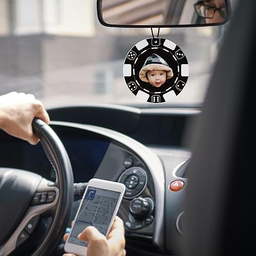 Vista 24 de Ambientadores personalizados con imagen – Ambientador personalizado para coche con cara divertida – Ambientador de aire personalizado para colgar