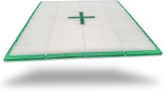 1215h6PHsq2-56, Snowboard Trick Mat for Home Use, 2.56 Sqm, Fake Snow, Strong Grip, Basic Ski Skills Training Tool