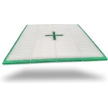 JFdryski-1215h6PHsq2-56, Snowboard Trick Mat for Home Use, 2.56 Sqm, Fake Snow, Strong Grip, Basic Ski Skills Training Tool