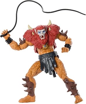 Masters of the Universe 2026 Movie Beast Man 5.5 Inch Action Figure Villain Toy, Content Inspired with 14 Movable Joints & Whip, Evil Hairy Henchman