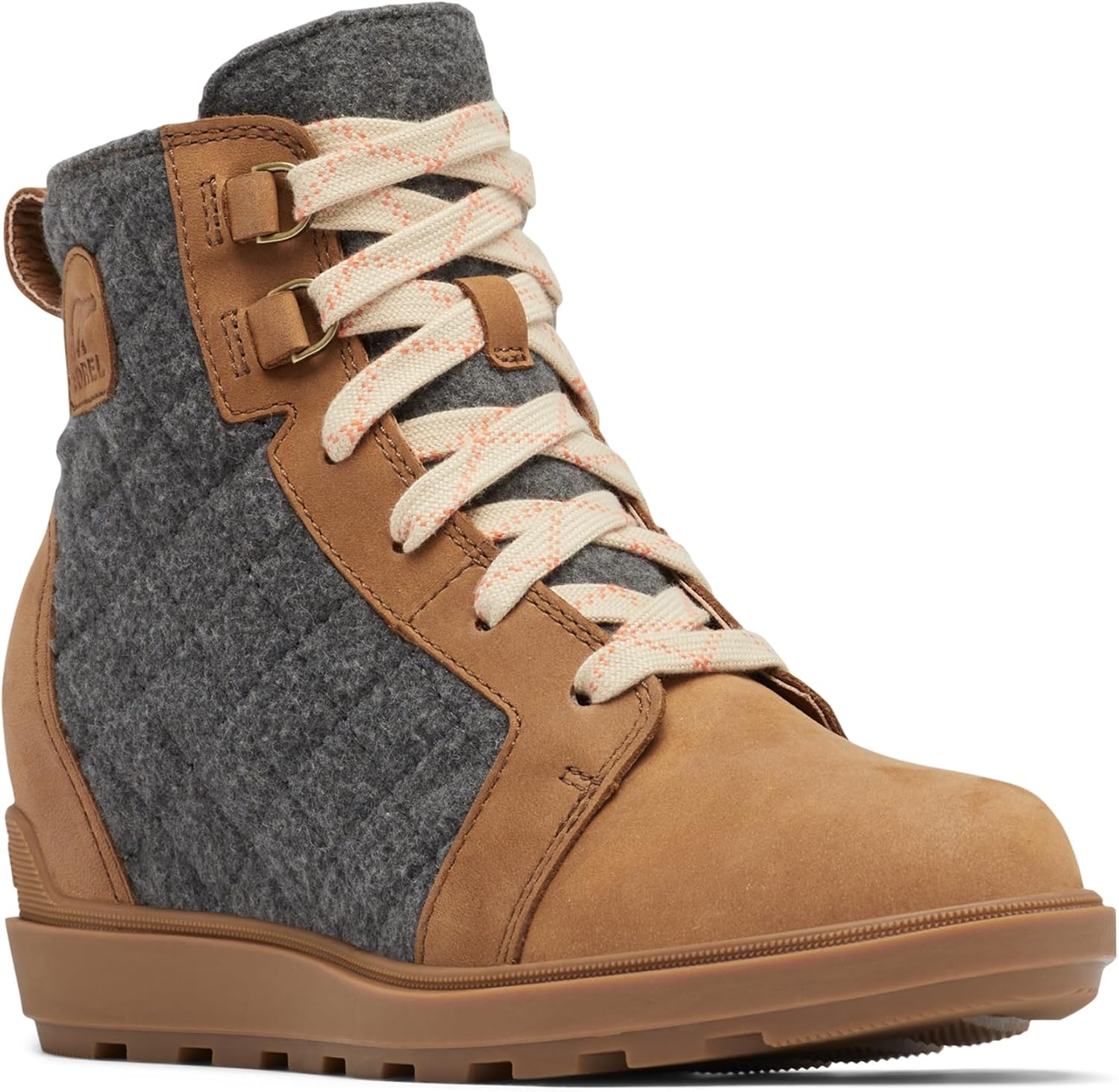 Sorel Women's Evie II NW Lace Boots - Velvet Tan, Gum 10 - Size 10.5