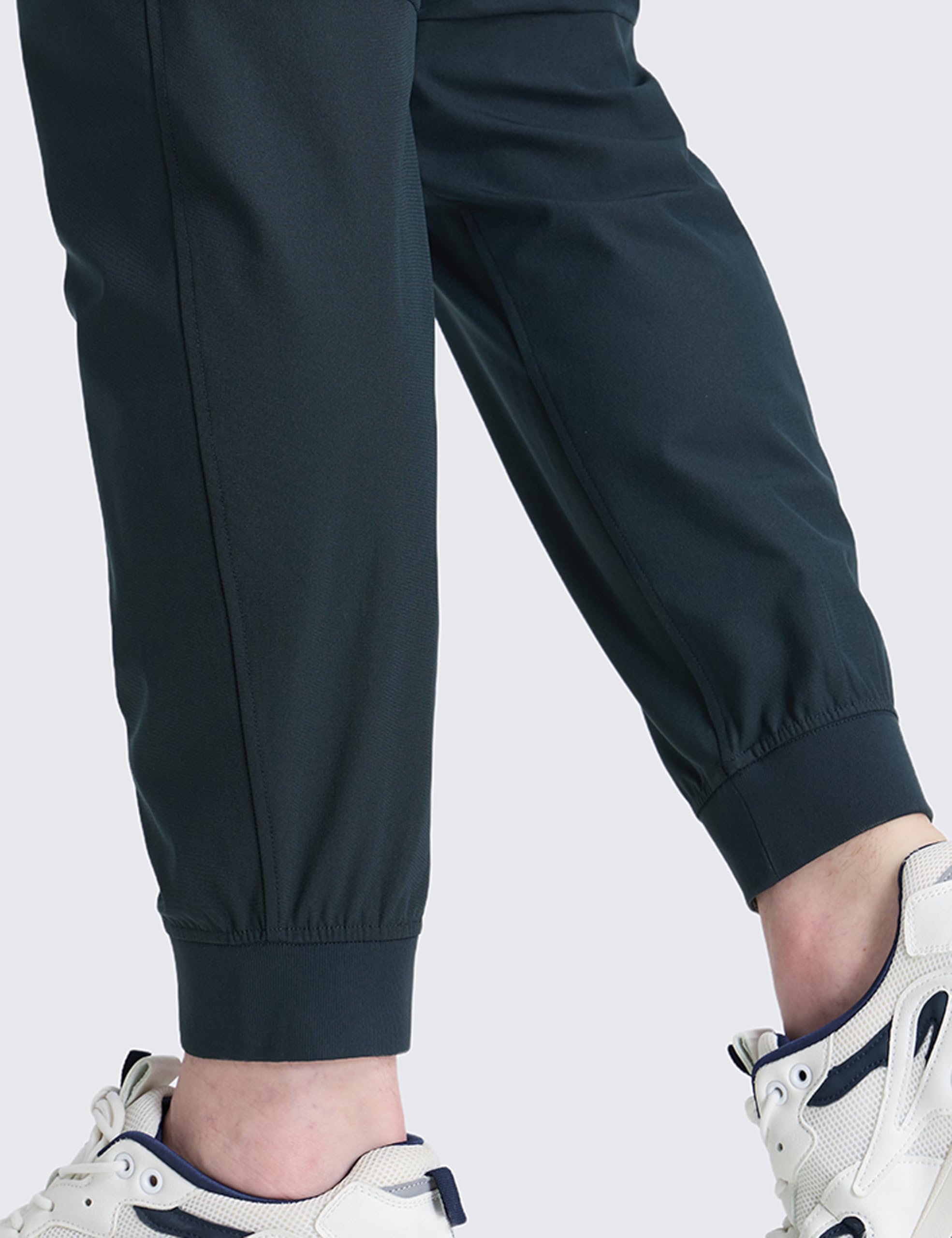 CRZ YOGA Joggers de Golf Cómodo Todo el Día 71cm | Elasticidad Aceptable, Antiarrugas, Casual, Cintura Elástica, Bolsillos, Pantalones Deportivos para Hombre