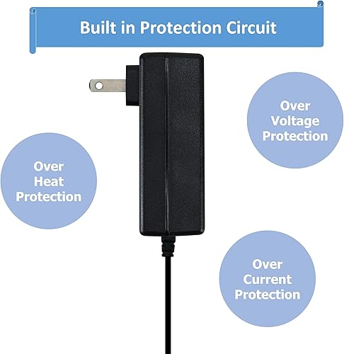 Miniatura 5 de EIKS DC 18V 650mA 1A 1.5A (máx.) Cargador de pared Adaptador de conmutación con puntas 0.217 x 0.098 in / 0.217 x 0.083 in