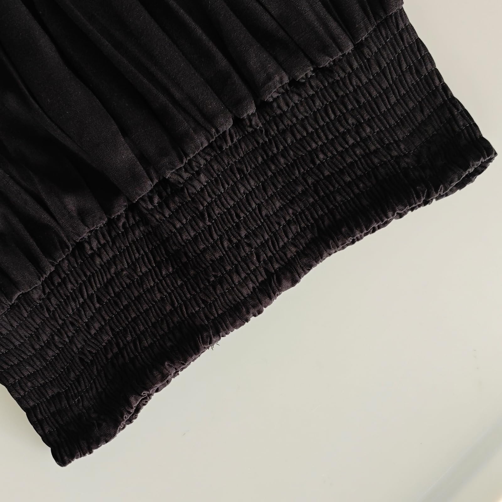 TONCHENGSD Langer Sommerrock für Damen, Schlitz, Baumwolle, elastische Taille, Knopfleiste, Maxirock