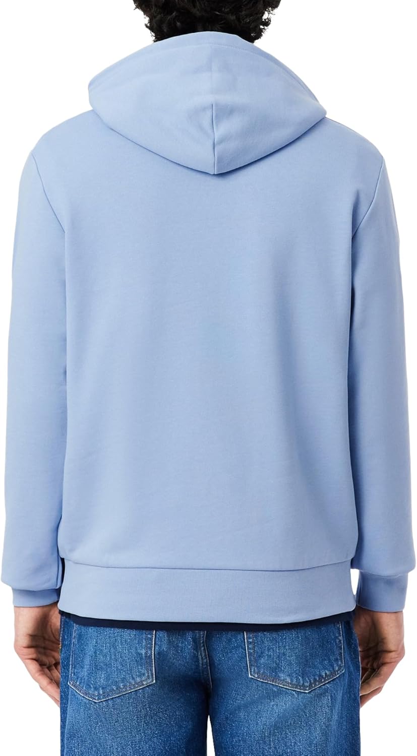 Lacoste mens Cotton Fleece Hoodie - Image 3