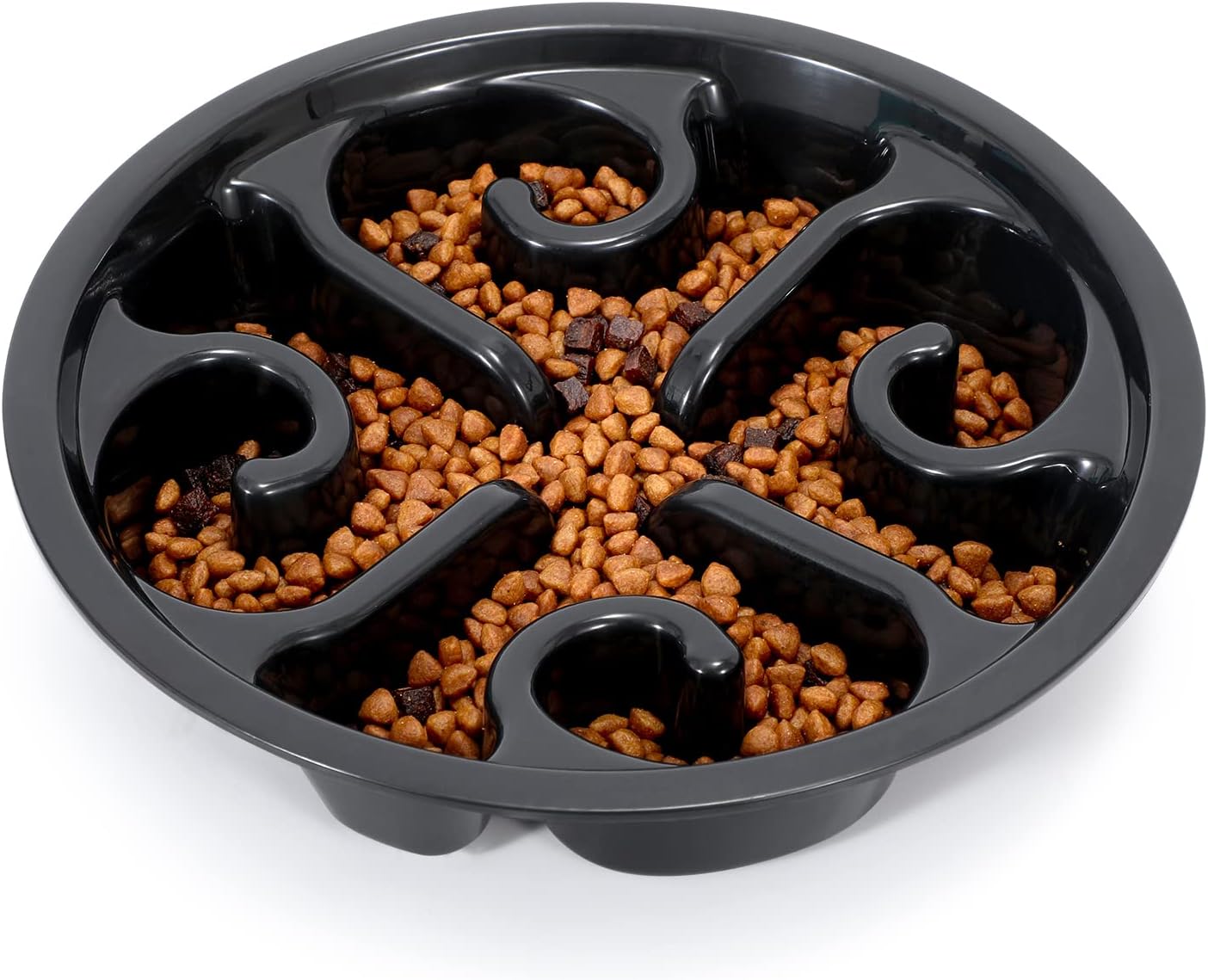 Slow Feeder Dog Bowl for Raised Pet Feeders Insert Food Bowl Compatible with Elevated Diners Healthy Design Bowl