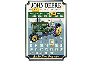 Vintage Wall Art Calendar by John Deere