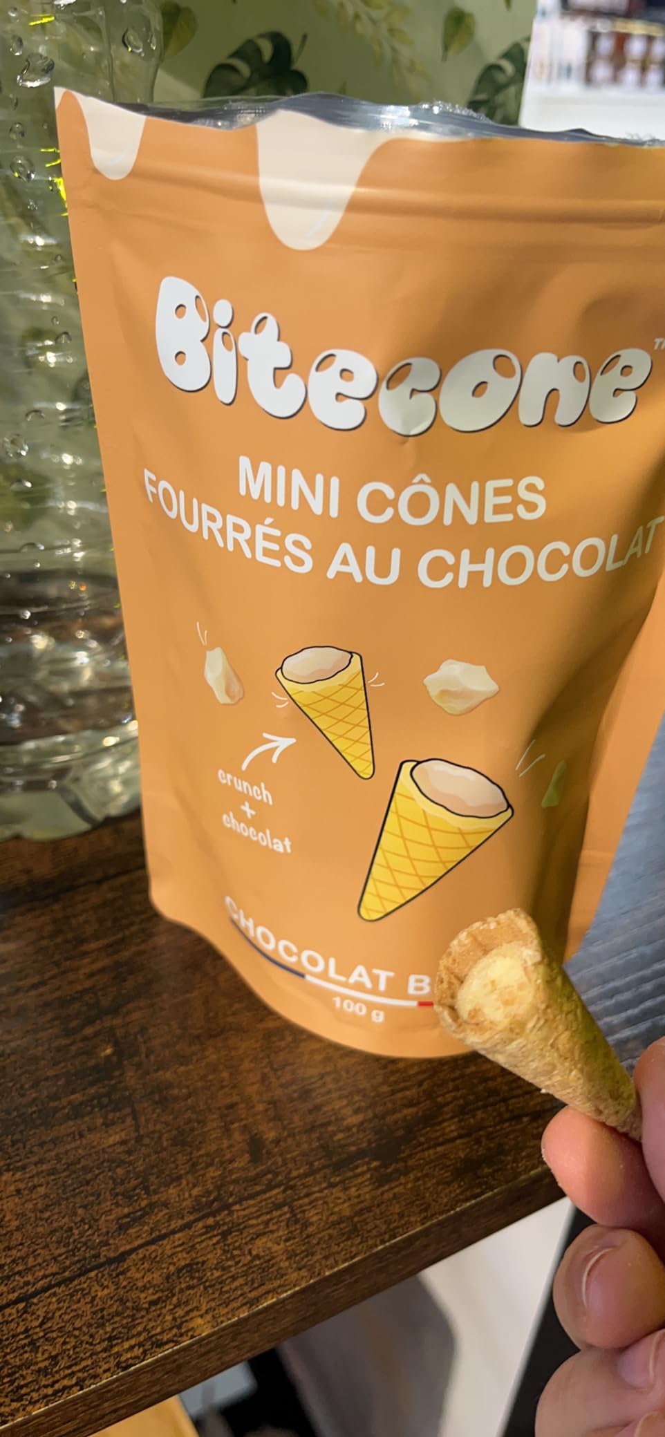 Bitecone mini cônes de glace Chocolat au lait Pack de 5 main image 1