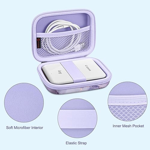 Miniatura 4 de Fintie Funda protectora para Canon Ivy MiniCanon Ivy 2 MiniIvy CLIQIvy CLIQ+ Ivy CLIQ2Ivy CLIQ+2 Impresora de fotos instantánea para cámara, funda