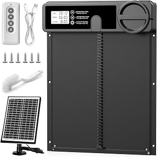 Large Size Automatic Chicken Coop Door Solar Powered - Timer/Manual