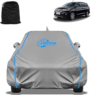 GARREGE Waterproof Car Body Cover Compatible with Maruti Suzuki Ertiga VXI at Mirror and Antenna Pocket, Triple Stitched (... Price In India