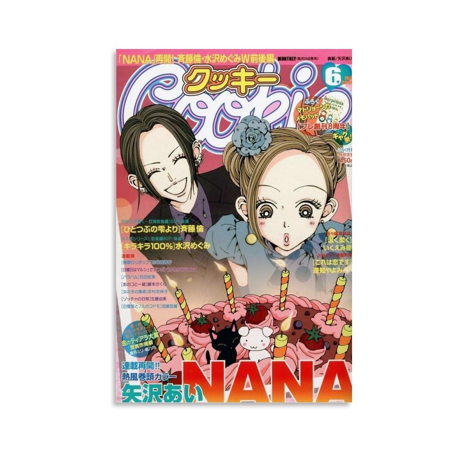 Amazon.com: lugEMa Japan Anmie Nana Poster Cover Cute Girl