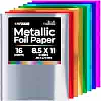 Amazon.com: Hygloss Metallic Foil Paper - 16 Sheets 8