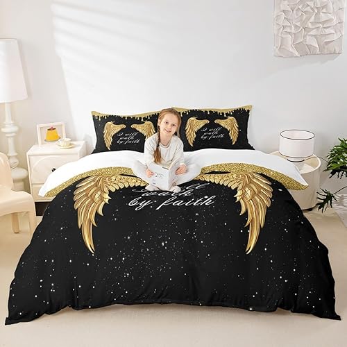 Miniatura 39 de Juego de funda de edredón para amantes de la gimnasia, tamaño Queen, silueta de gimnasta, juego de ropa de cama rosa para niños, adolescentes y