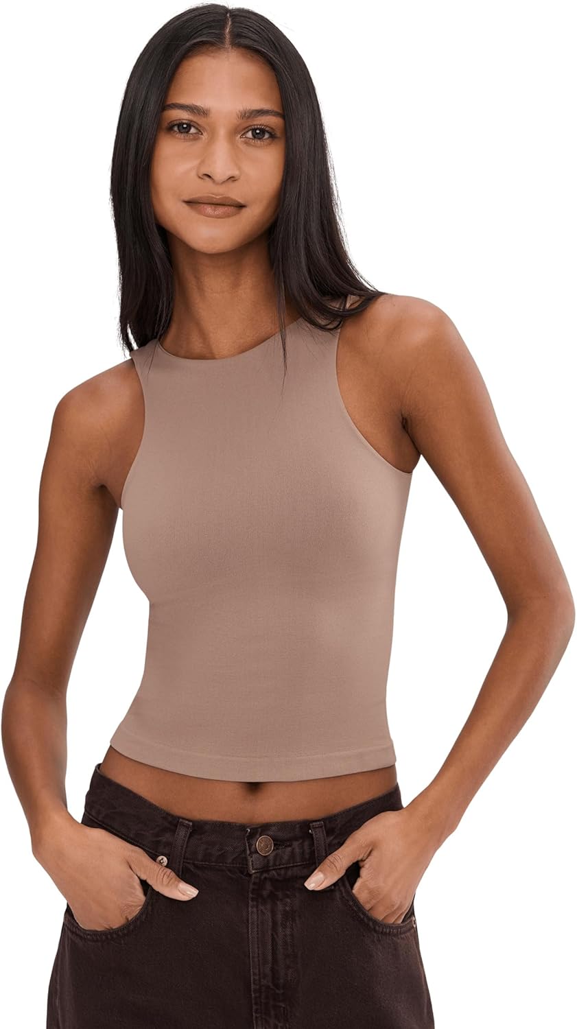 Free People Women's Clean Lines Cami, Strawberry Roan Large-X-Large