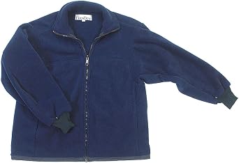 Fire-Dex - PCUSARFLEECE-L USAR Jacket L, Navy, 46 in Fits Chest Size, Zipper, Fleece