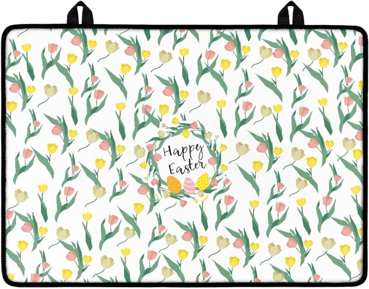 Electric Oven Stove Insulation Easter and Tulip Floral Print Stove Top Covers For Electric Stove 2025 Kitchen Essentials Anti - Slip Easy To Clean Suitable For Protecting Cookware