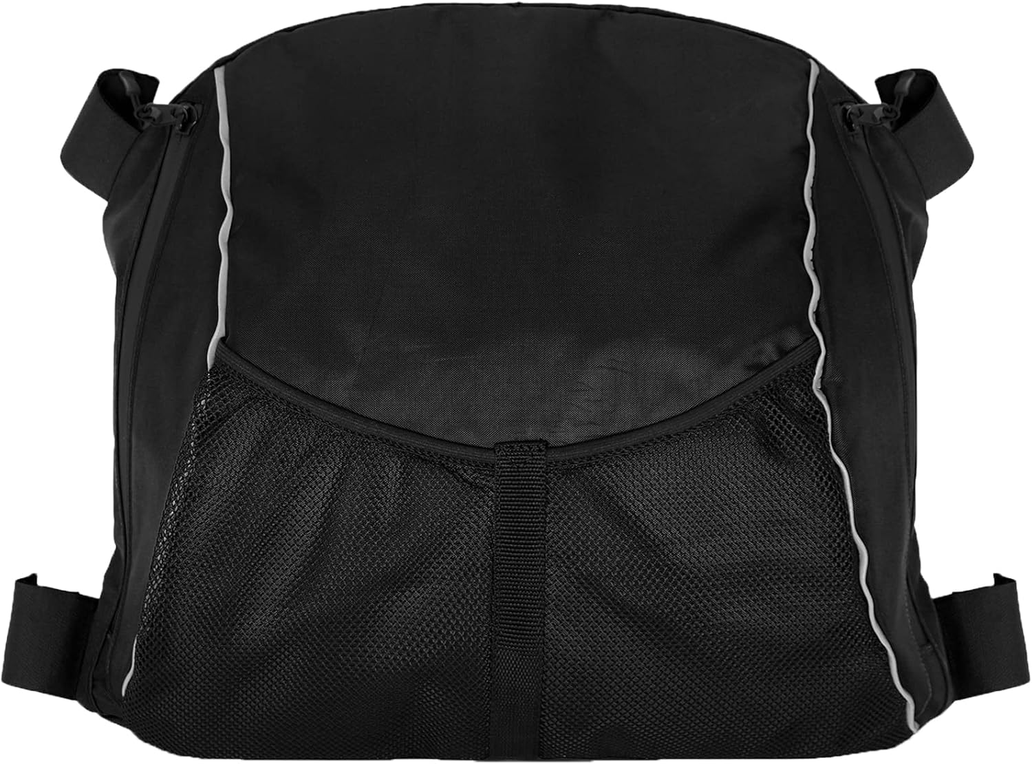 Kayak Seat Back Storage Bag, Portable 600D Oxford Waterproof Organizer Adjustable Adhesive Straps Mesh Pouch for Marine Kayaking Chair Backrest Seat