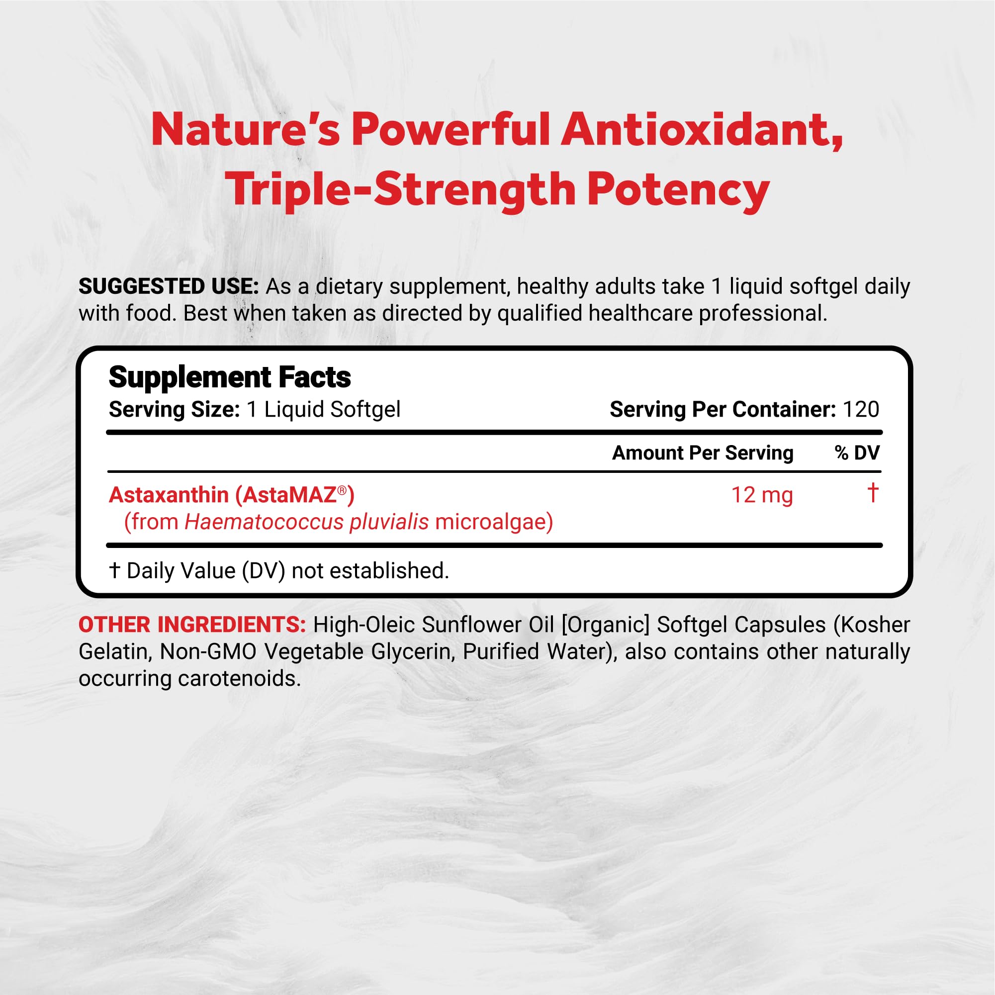 Naturalis New Zealand Astaxanthin 12mg | 120 Softgels, 4-Month Supply — Amazon image 2