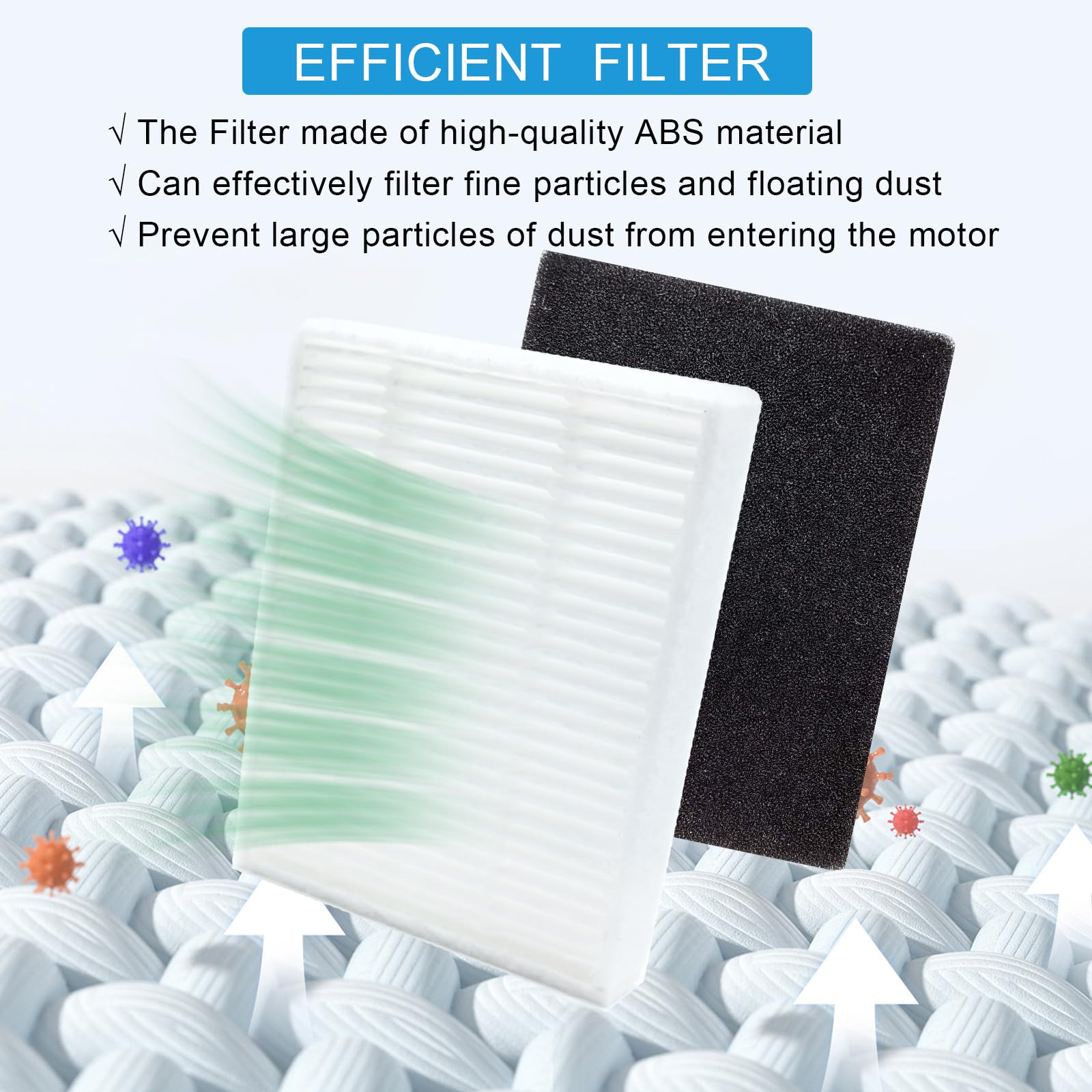 Parti Di Ricambio Non Originali BRUVISH (2 Pezzi) L60 L50 Spazzole A Rullo Di Ricambio Compatibili Con Eufy L60, L60 Hybrid, L60 SES, L50 SES, Robot Aspirapolvere Serie L50, Kit Di Accessori