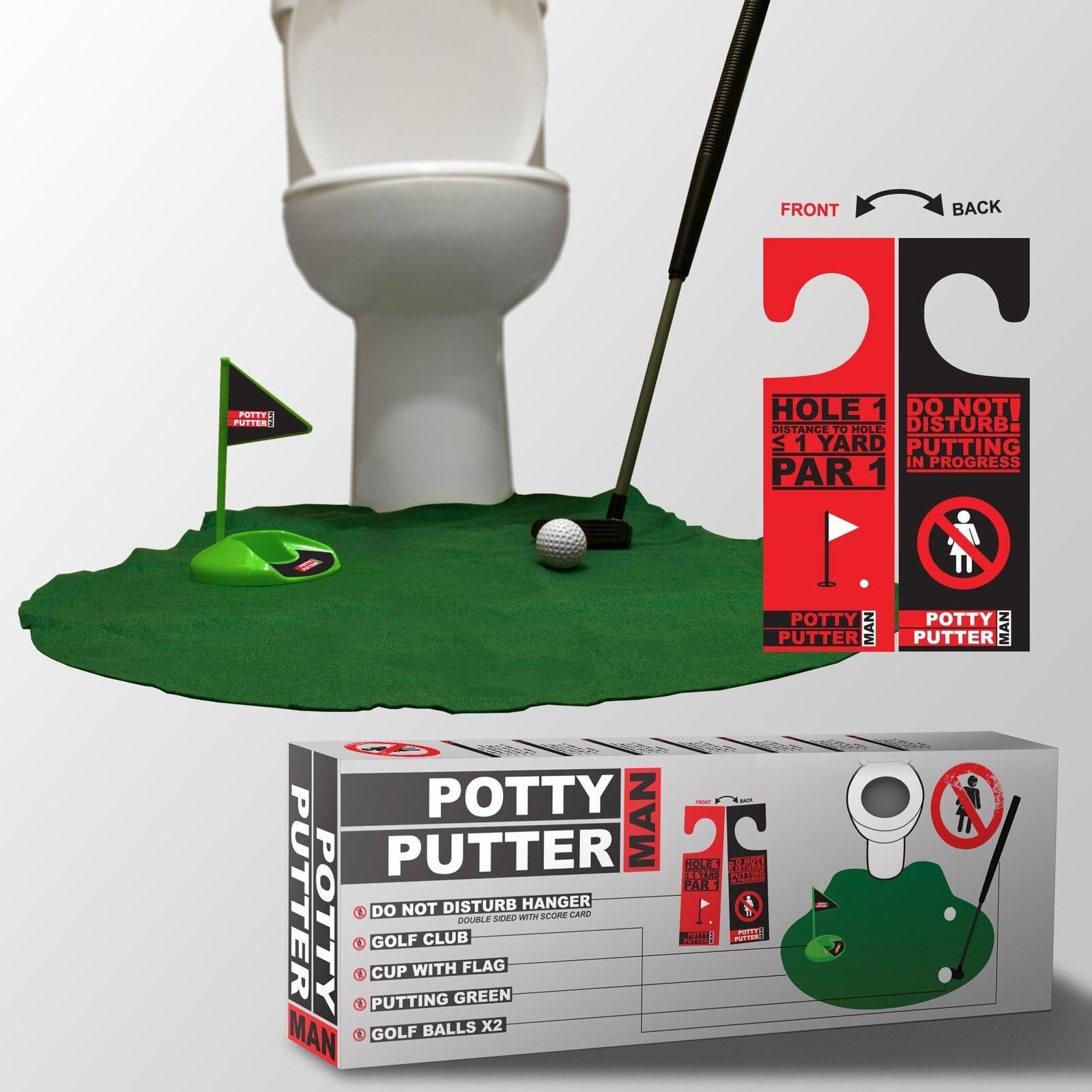 Potty Putter Tappetino Mini-Golf per WC