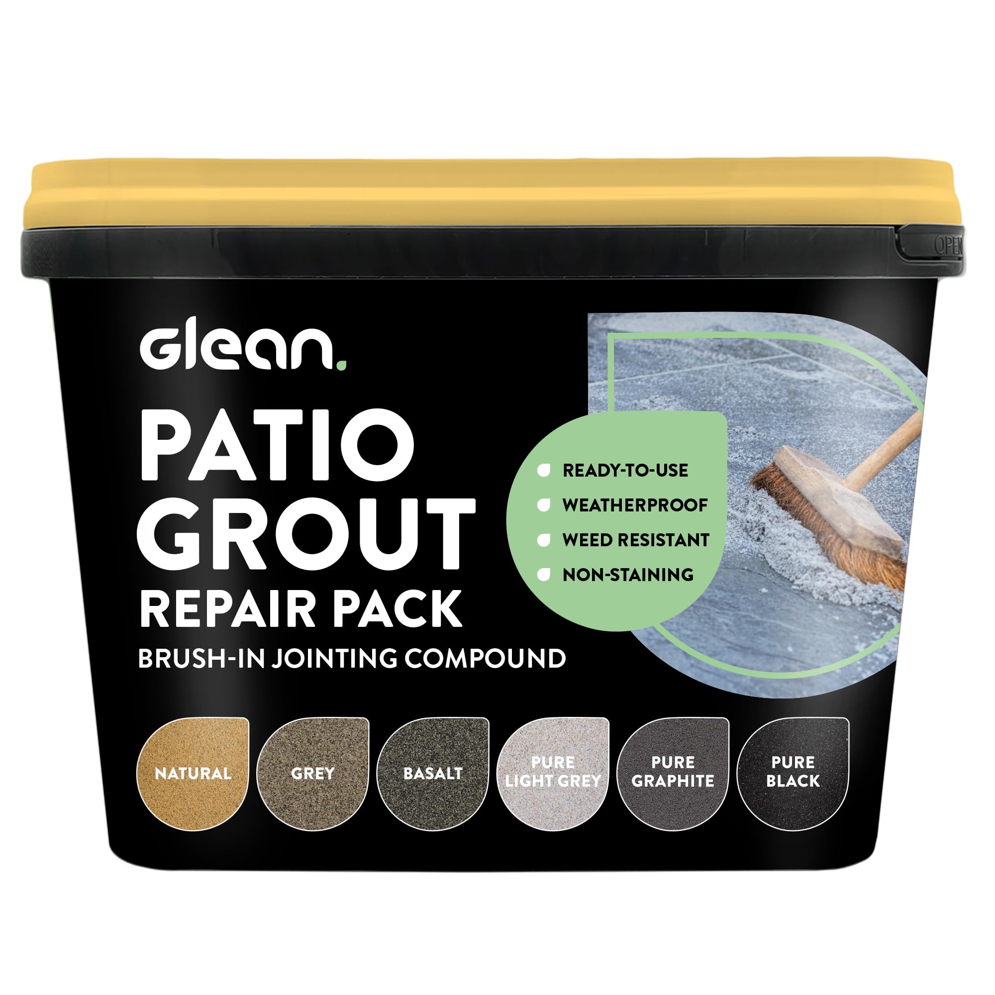 GLEAN Patio Grout Repair Pack | Natural Buff | 4.5kg